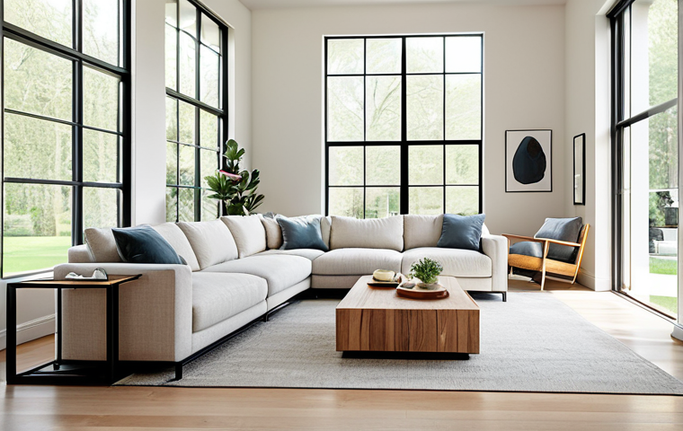 **

"A bright and airy living room designed in a modern minimalist style, featuring comfortable, fully clothed adults enjoying time with family. The scene includes a light-colored sofa, natural wood accents, and large windows with soft, natural light. Family-friendly, appropriate content, safe for work, perfect anatomy, natural proportions, high-quality rendering, professional interior design photography, fully clothed."

**