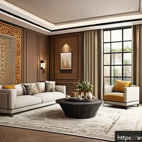 인테리어 코디네이터의 취업 성공 포인트 - A professional interior designer in a modern office setting, engaged in a deep conversation with an ...